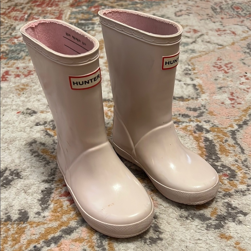 Hunter Pink Rain Boots